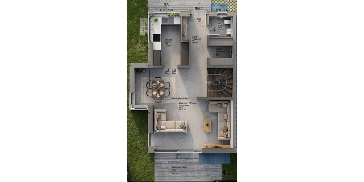 Reihenhaus Oberhaching Deisenhofen - 5 Zimmer, 158 m&sup2;, 1.339.000&euro; | Angebot:26234148