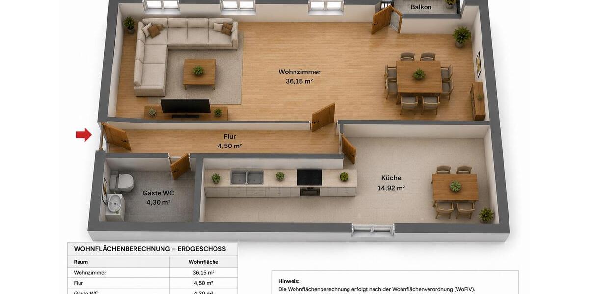 Doppelhaushälfte Marktoberdorf - 5 Zimmer, 126 m&sup2;, 399.000&euro; | Angebot:27122514