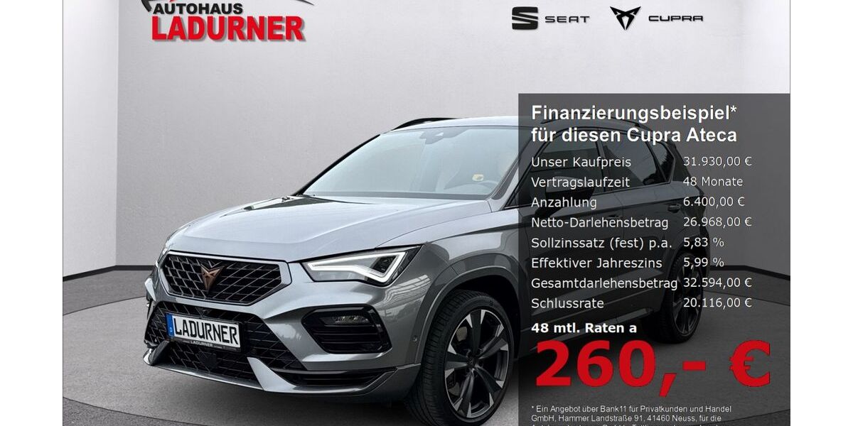 Cupra Ateca 69.900 km 31.930 &euro; Tuttlingen 78532