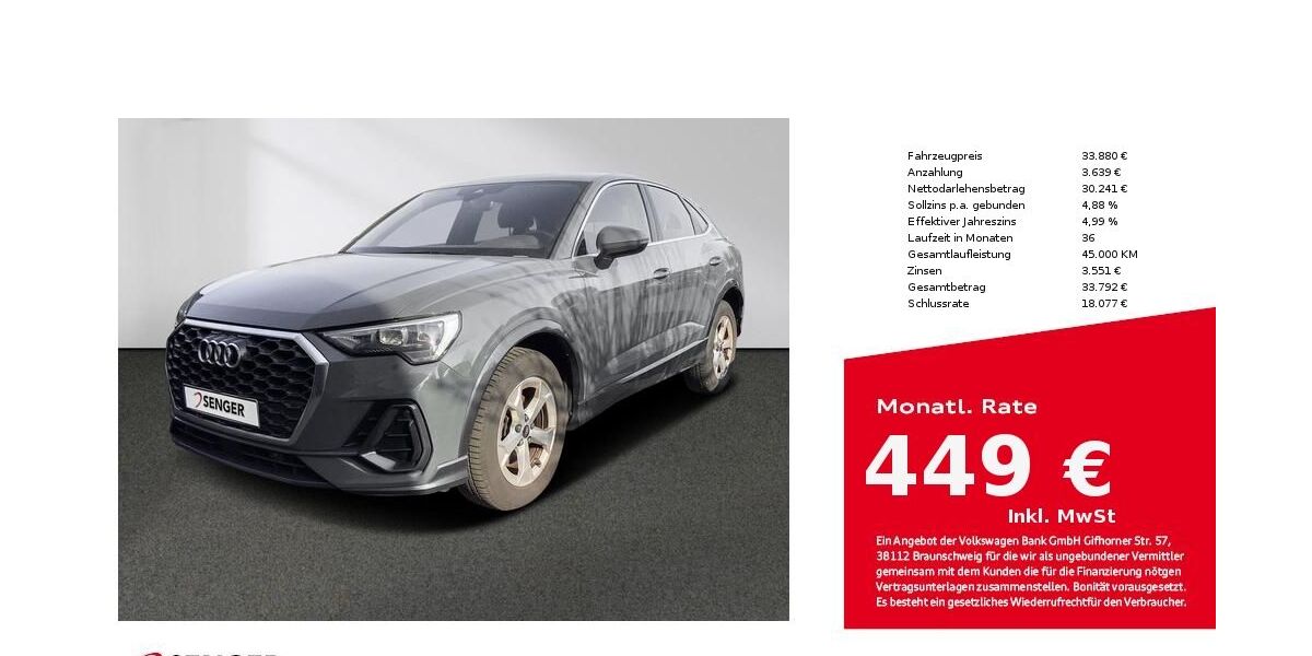 Audi Q3 71.646 km 33.880 &euro; Lingen 49809