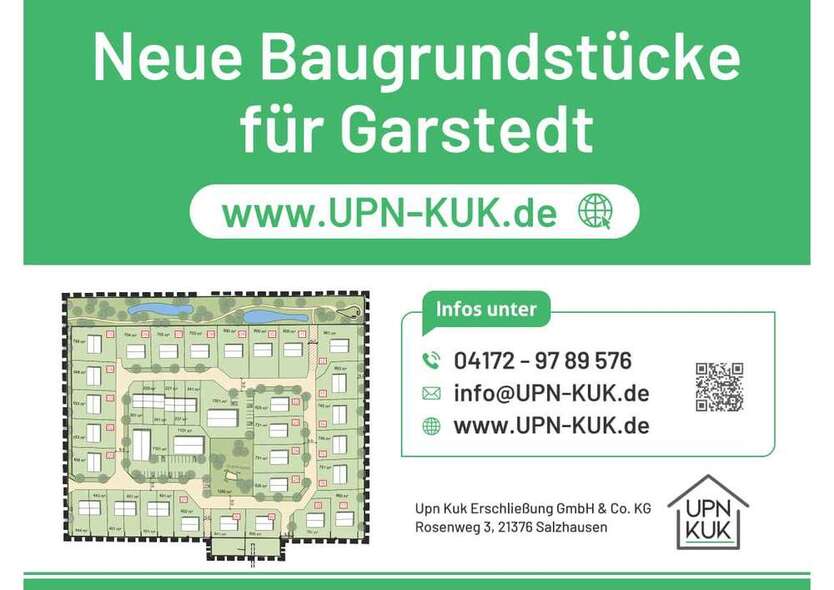 Grundstück zu verkaufen in Garstedt 134.375 € 625 m²