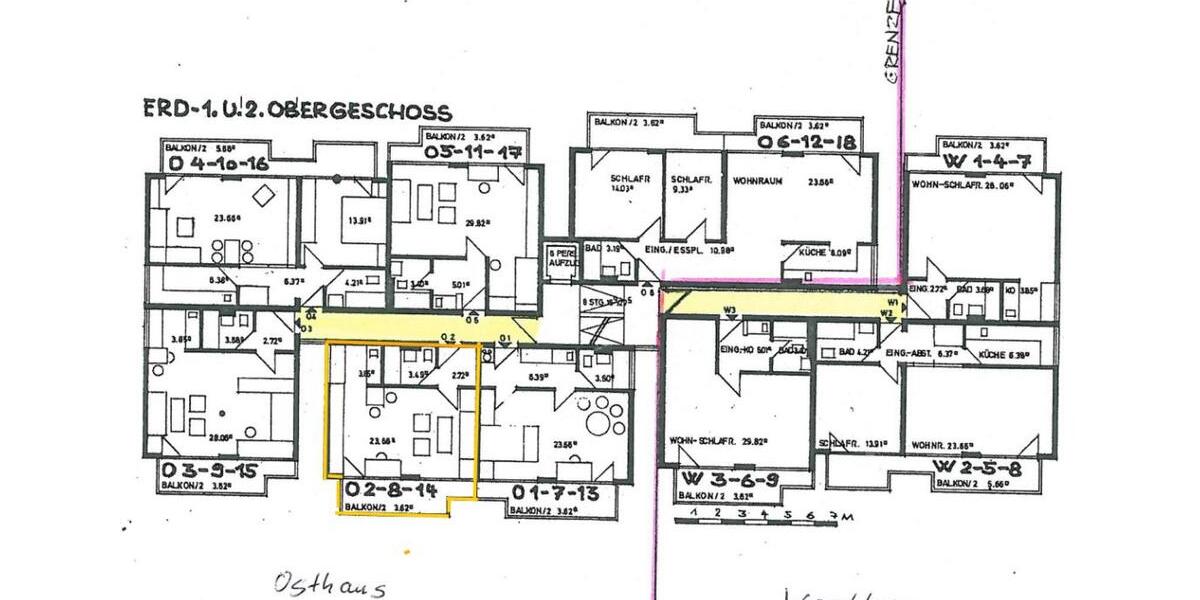Etagenwohnung Freiburg im Breisgau Betzenhausen - 1 Zimmer, 37 m&sup2;, 199.950&euro; | Angebot:27118143