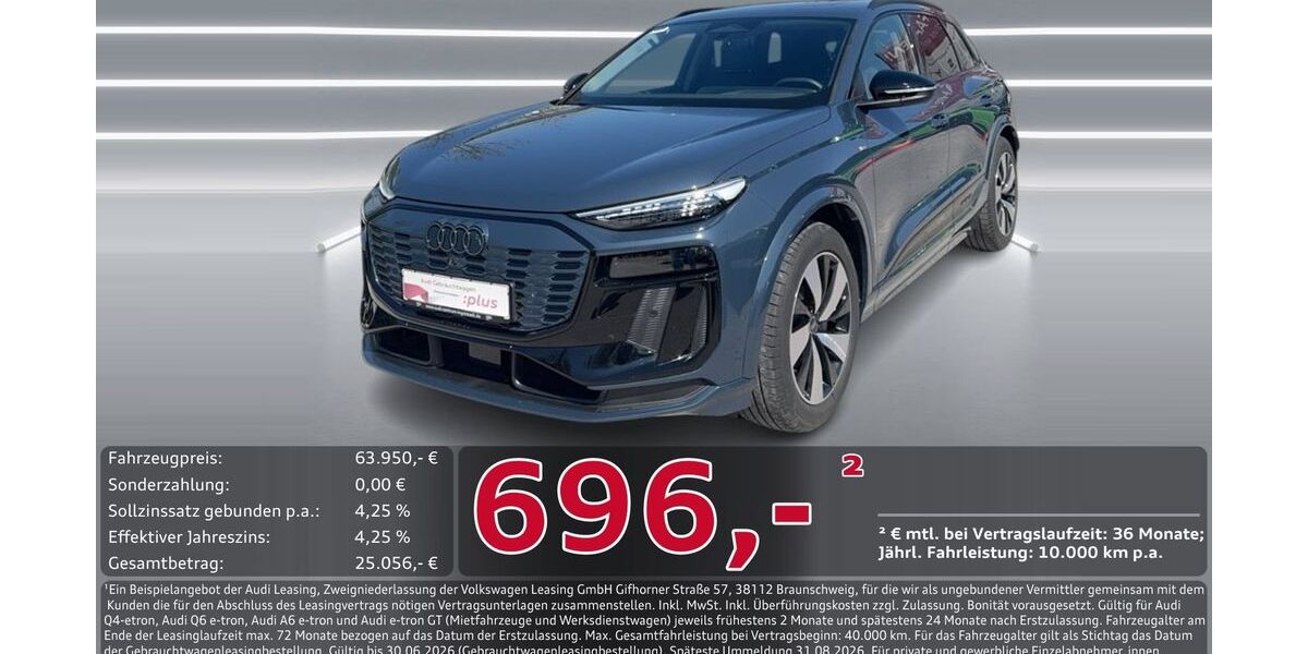 Audi Q6 e-tron 15.736 km 62.750 &euro; Ingolstadt 85057