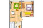 Etagenwohnung Wittenberg Lutherstadt - 2 Zimmer, 49 m&sup2;, 349&euro; | Angebot:26678159