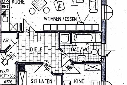 3 Zimmer- Wohnung in Bad Holzhausen 3 zimmer