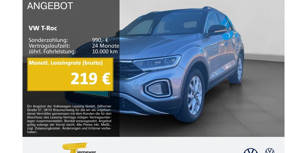 VW T-Roc 22.489 km 28.540 &euro; Marl 45770