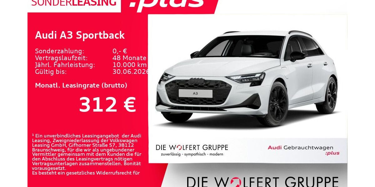 Audi A3 8.133 km 38.360 &euro; Großwallstadt 63868