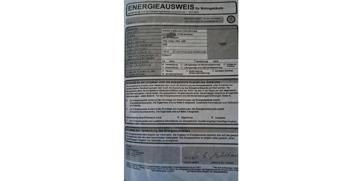 Doppelhaushälfte Mühlheim am Main - 7 Zimmer, 158 m&sup2;, 259.000&euro; | Angebot:26316236