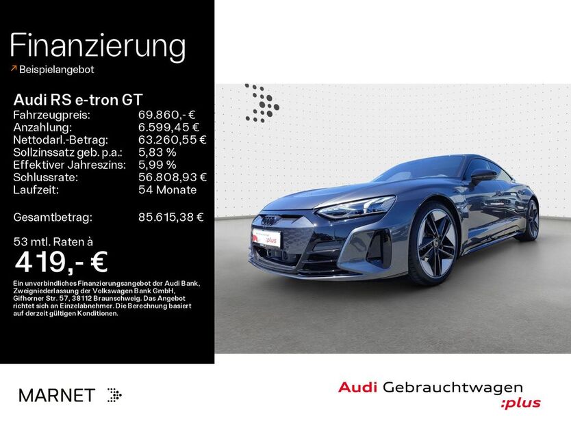 Audi RS e-tron GT 12.750 km 69.860 € Bad Nauheim 61231