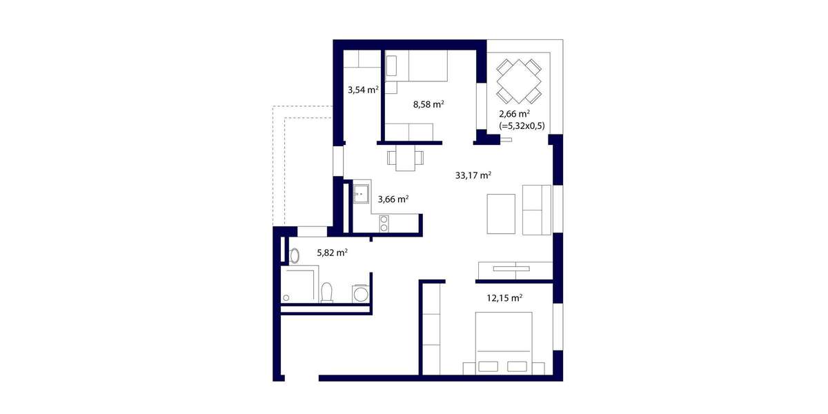 Etagenwohnung Sandhausen - 3 Zimmer, 71 m&sup2;, 280.000&euro; | Angebot:26898330