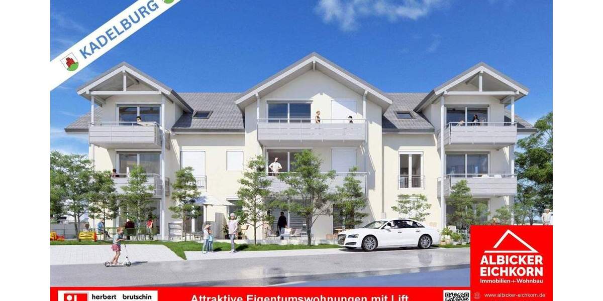 3 Zi. OG mit Balkon ca. 94m² - Wohnung 6 - Trottenweg 1, 79790 Kadelburg- Neubau 3 zimmer