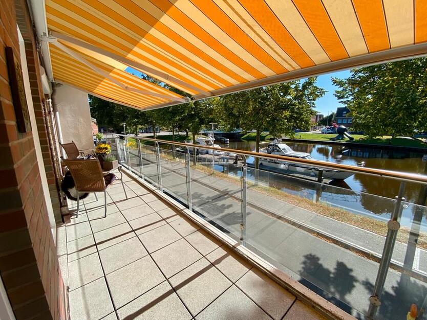 Exklusive 3-Zimmer-Wohnung direkt am Emder Falderndelft – barrierefrei mit traumhaftem Wasserblick!
