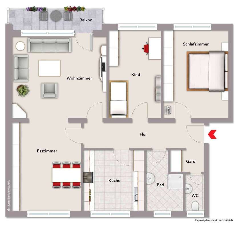 Wohnung zum Kaufen in Gronau 159.000 € 79.87 m²