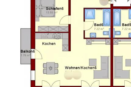 Haus Bad Kissingen - 2 Zimmer, 80 m&sup2;, 920&euro; | Angebot:24704531