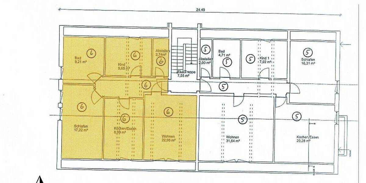 Etagenwohnung Geisenfeld - 3 Zimmer, 77 m&sup2;, 260.000&euro; | Angebot:25745860