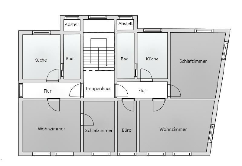 Solides Mehrfamilienhaus steht zum Verkauf - Mehrfamilienhaus, Wohnhaus Gotha Steinstraße | Angebot:10572906