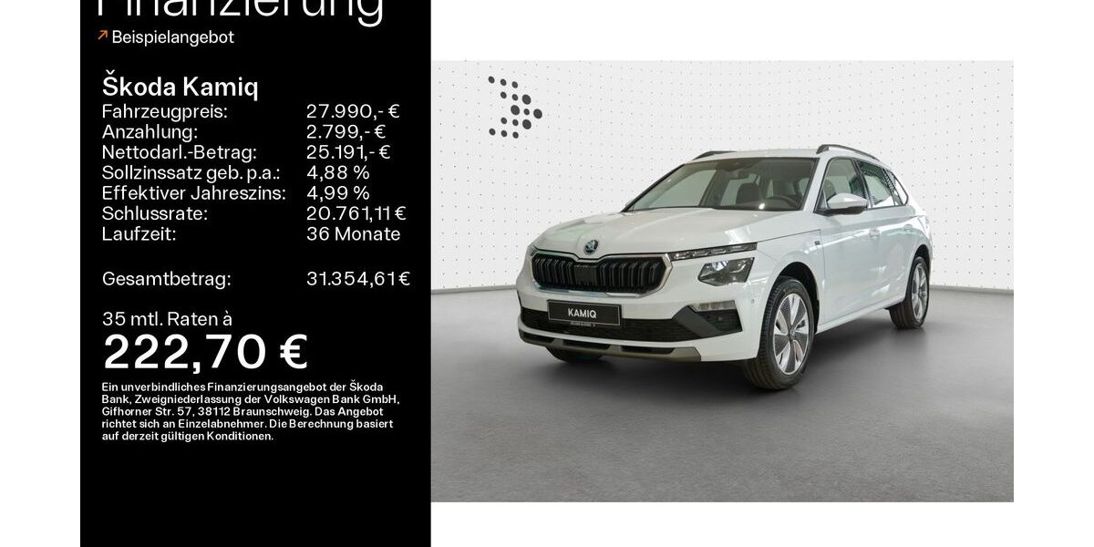 Skoda Kamiq 6.000 km 26.990 € Haßfurt 97437