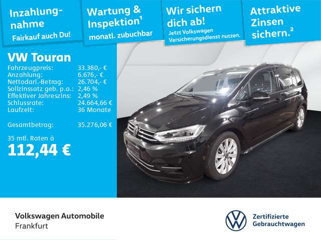 VW Touran 18.211 km 33.380 &euro; Frankfurt 60326