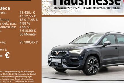 Cupra Ateca 116.517 km 22.930 &euro; Feldkirchen/Westerham 83620