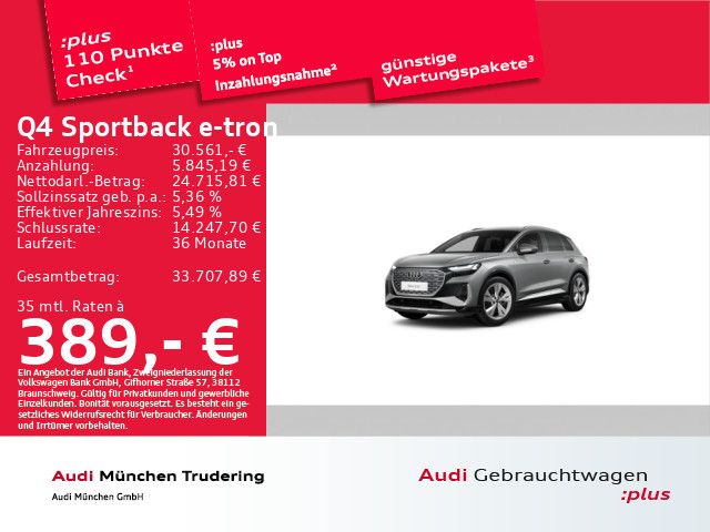 Audi Q4 e-tron 80.641 km 30.561 &euro; München 81825