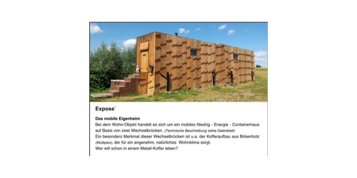 Tiny Containerhaus 4 zimmer