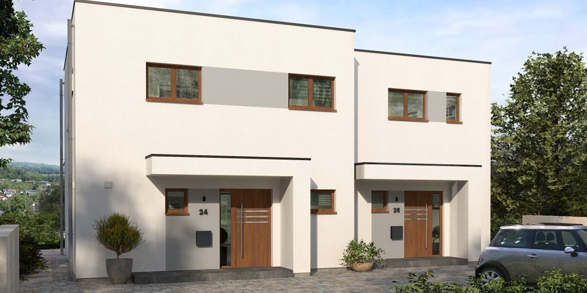 Modernes Mehrgenerationenhaus im Bauhausstil mit vielseitiger Einliegerwohnung - Mehrfamilienhaus, Wohnhaus Schweinfurt Bellevue | Angebot:27340887