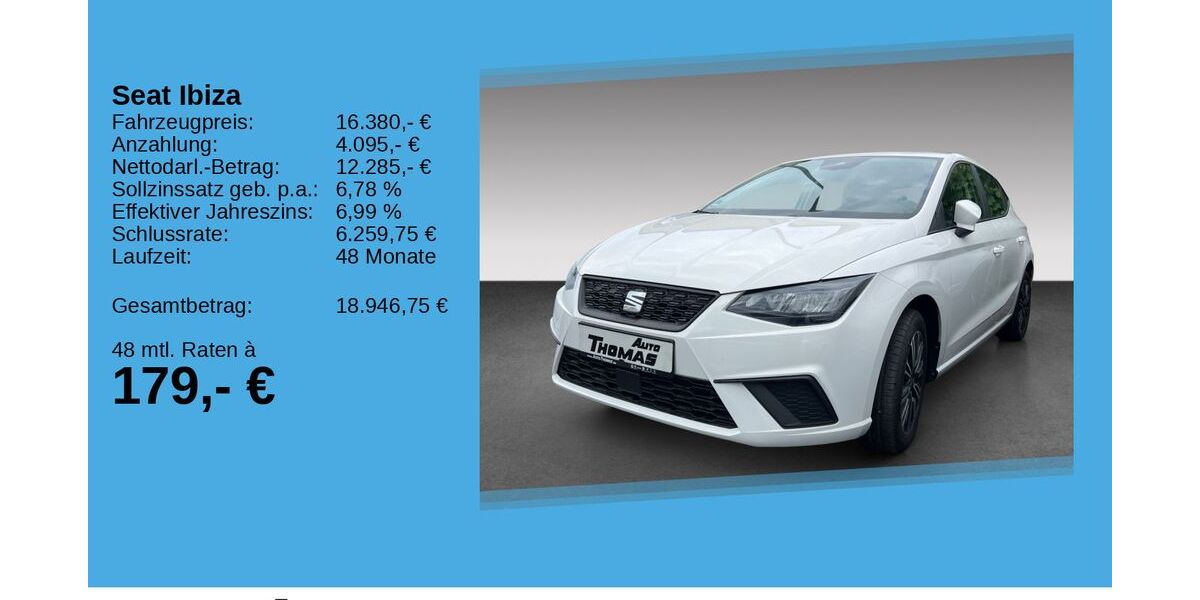 Seat Ibiza 17.478 km 16.380 &euro; Hennef 53773