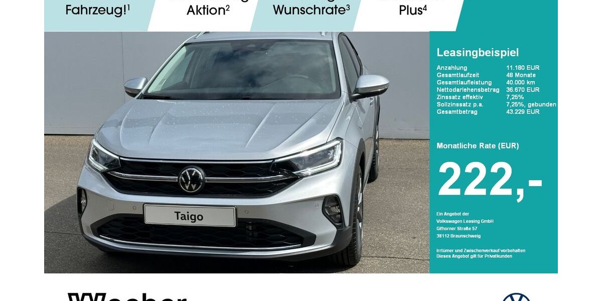 VW Taigo 2.500 km 31.770 &euro; Leonberg 71229