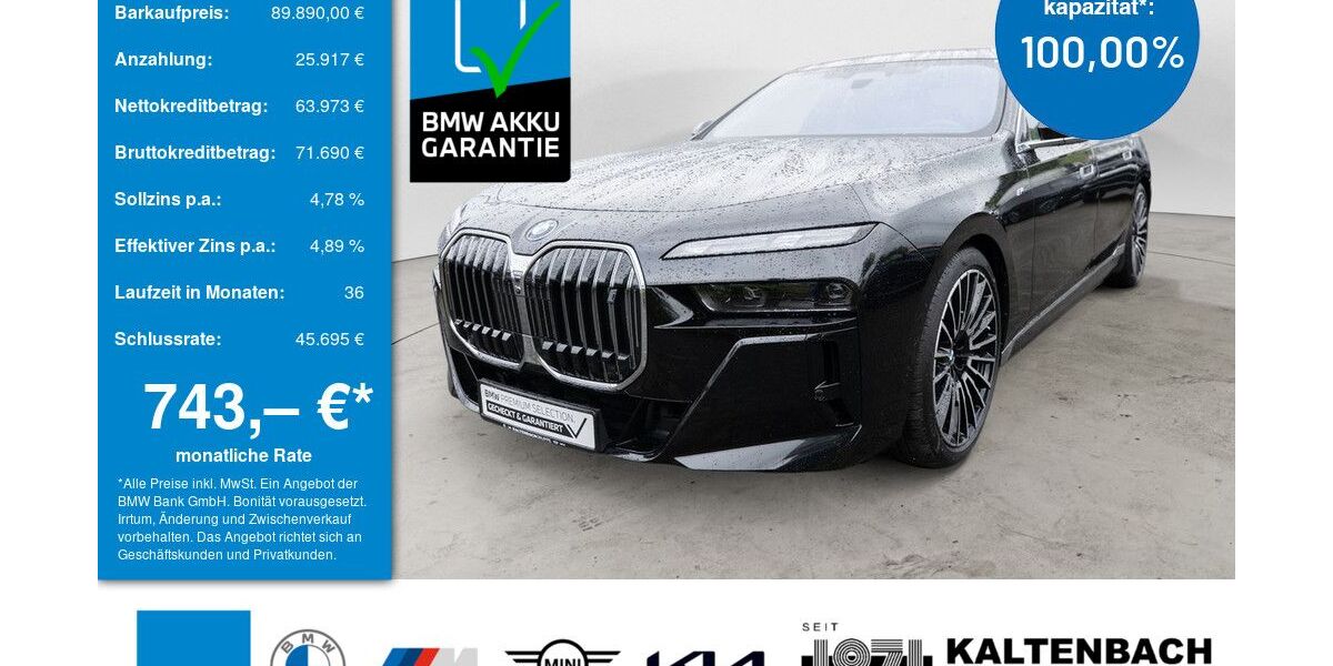 BMW i7 10.240 km 89.890 &euro; Wiehl 51674