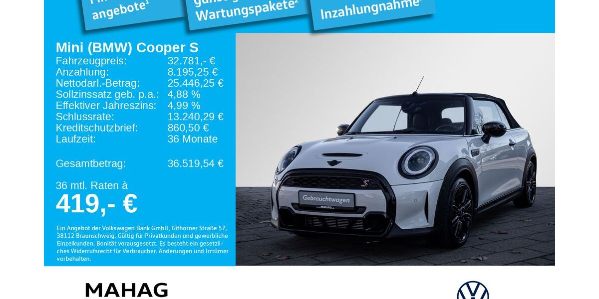 Mini Cooper S 18.031 km 32.781 &euro; Ottobrunn 85521