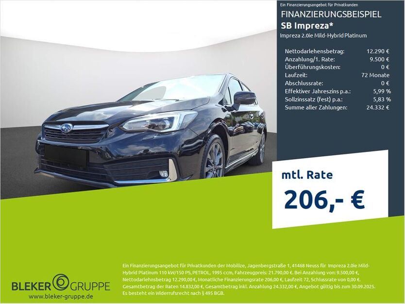 Subaru Impreza 33.339 km 21.280 € Stuhr 28816
