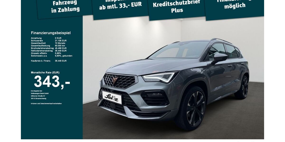 Cupra Ateca 24.995 km 34.199 &euro; Kempten 87437