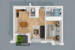 Etagenwohnung Lingen (Ems) Damaschke - 2 Zimmer, 73 m&sup2;, 880&euro; | Angebot:23144370