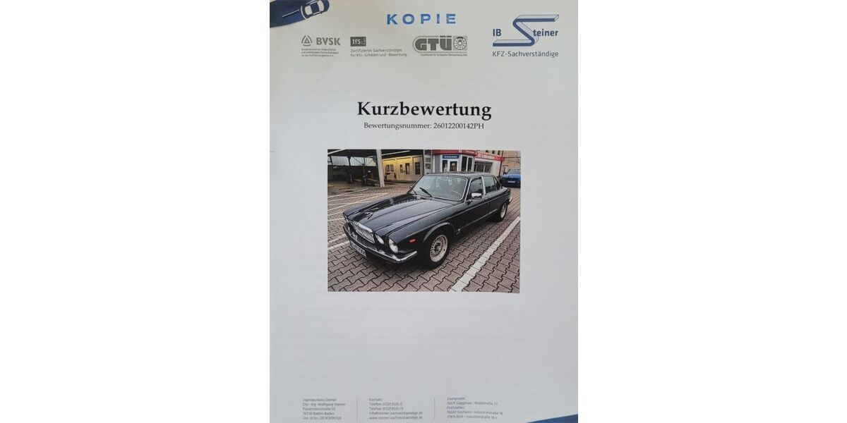 Jaguar XJ12 150.754 km 9.000 &euro; Kuppenheim 76456