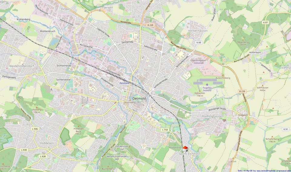 Gewerbeobjekt Detmold Hiddesen - 1.000&euro; | Angebot:26307527