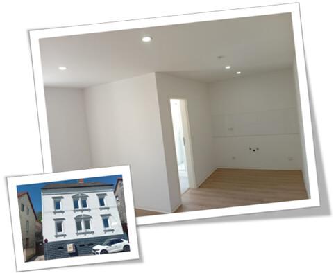 Erdgeschoßwohnung Schiffweiler - 1 Zimmer, 35 m&sup2;, 530&euro; | Angebot:26406809
