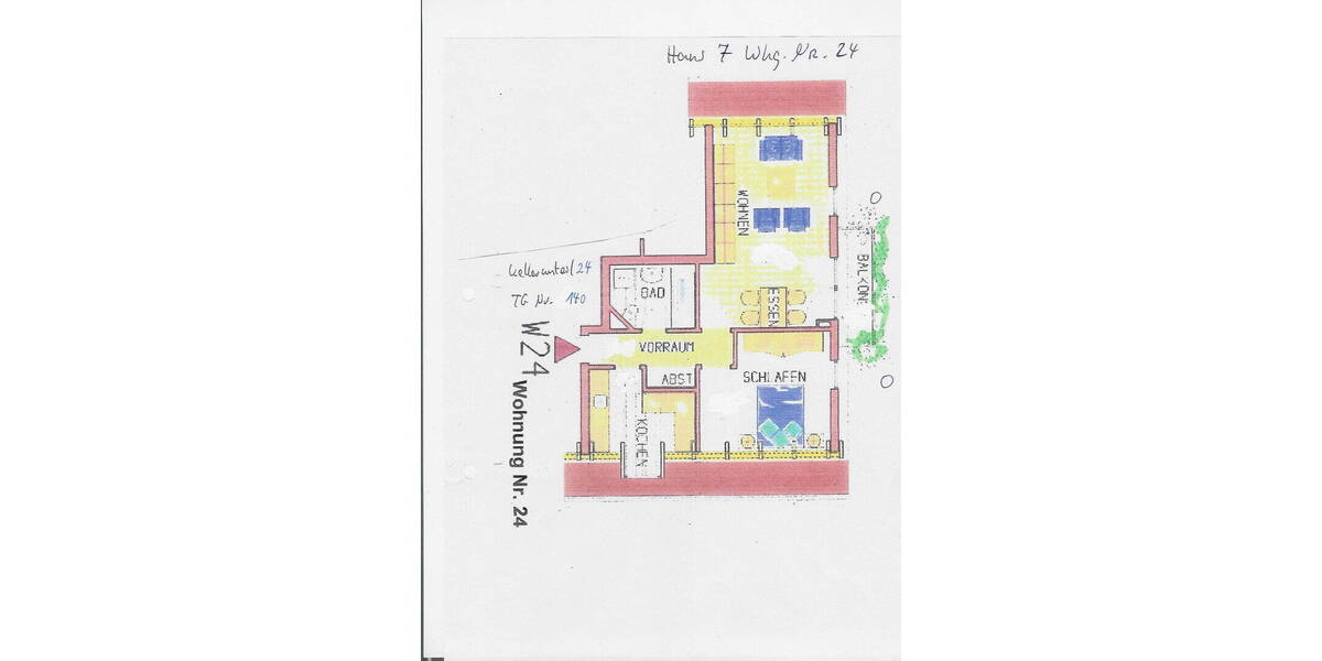 Etagenwohnung Wasserburg Urfarn - 2 Zimmer, 52 m&sup2;, 260.000&euro; | Angebot:26389936
