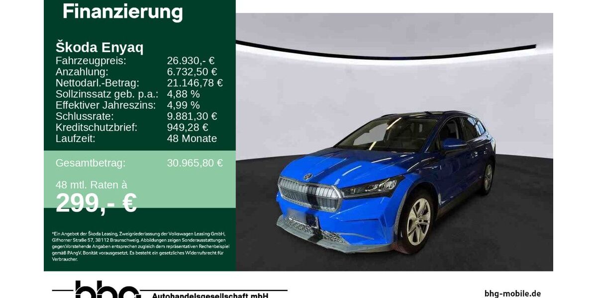 Skoda Enyaq 29.482 km 26.930 &euro; Freudenstadt 72250