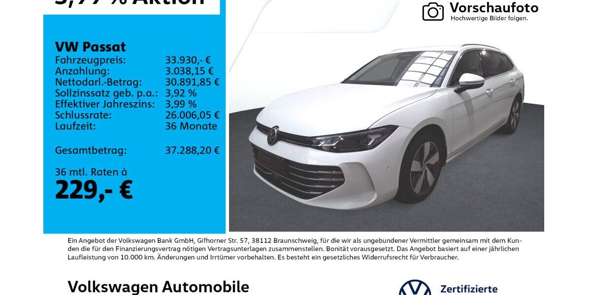 VW Passat 25.117 km 33.470 &euro; Leipzig 04277