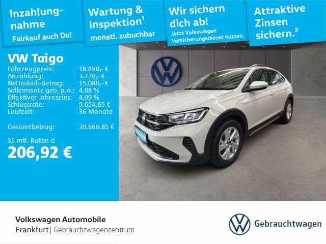 VW Taigo 24.825 km 18.850 &euro; Frankfurt 60326