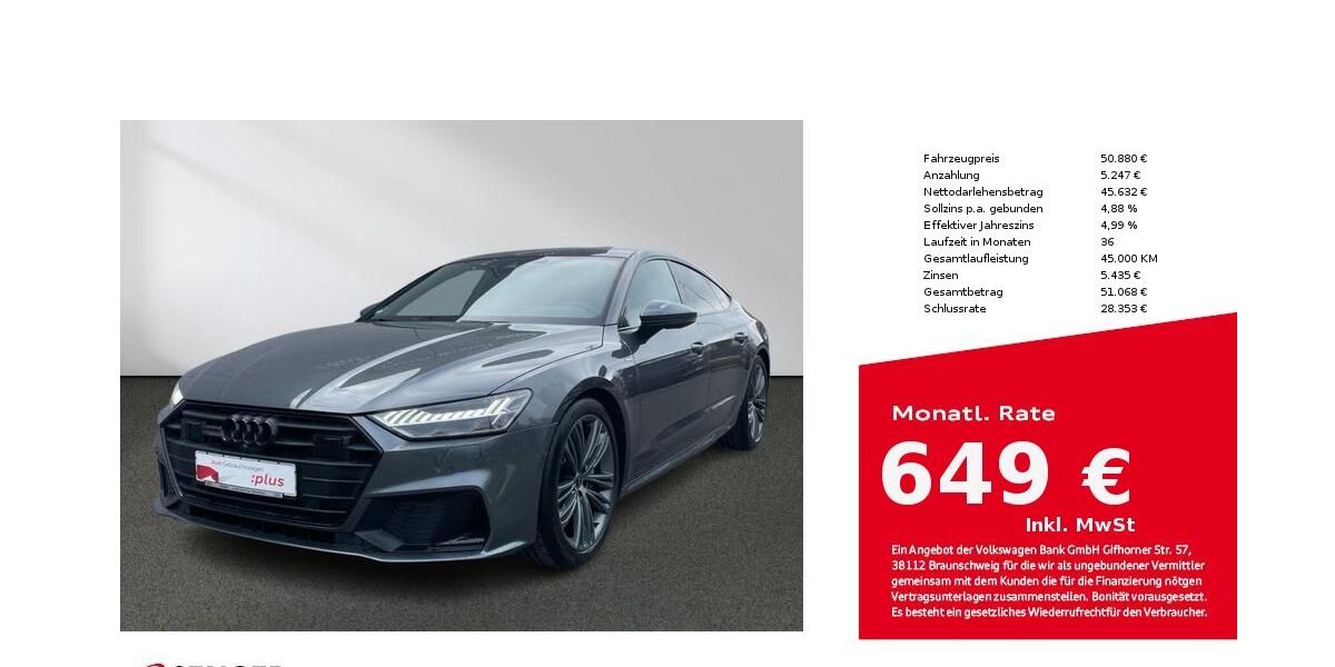 Audi A7 43.833 km 50.880 &euro; Bielefeld 33609