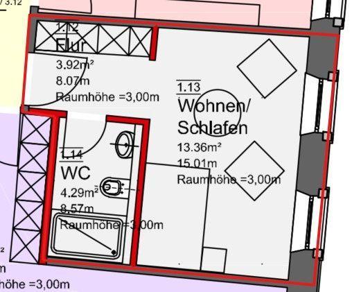 Gemütliches Ein-Zimmer-Apartment in Schweich 1 zimmer