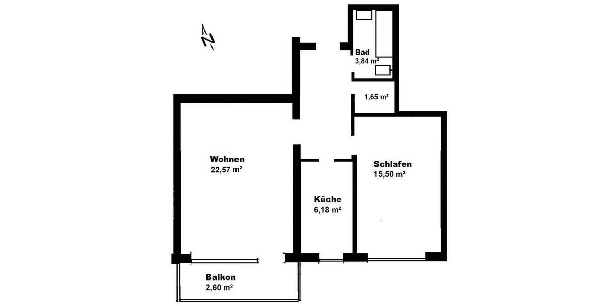 Etagenwohnung München Sendling-Westpark - 2 Zimmer, 60 m&sup2;, 489.000&euro; | Angebot:26808472