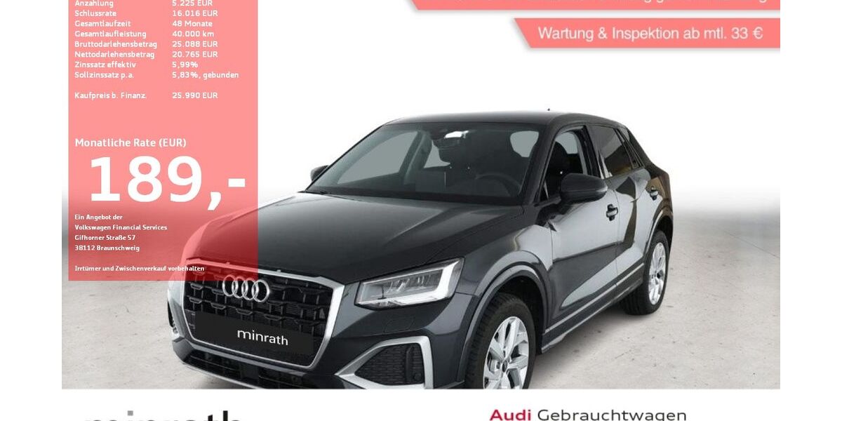 Audi Q2 7.468 km 24.010 &euro; Moers-Hülsdonk 47441