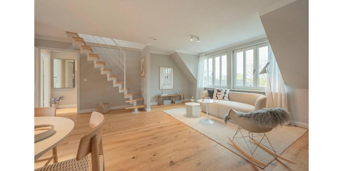 Dachgeschoßwohnung Hamburg Alsterdorf - 2 Zimmer, 56 m&sup2;, 365.000&euro; | Angebot:27147275