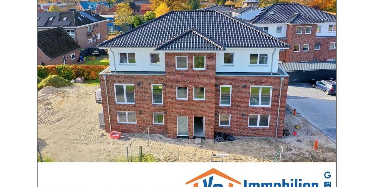 Ihr neues Zuhause: Neubau-Penthousewohnung mit Balkon inmitten von Remels - Uplengen 2 zimmer