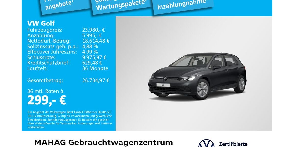 VW Golf 64.526 km 23.980 &euro; München 80935