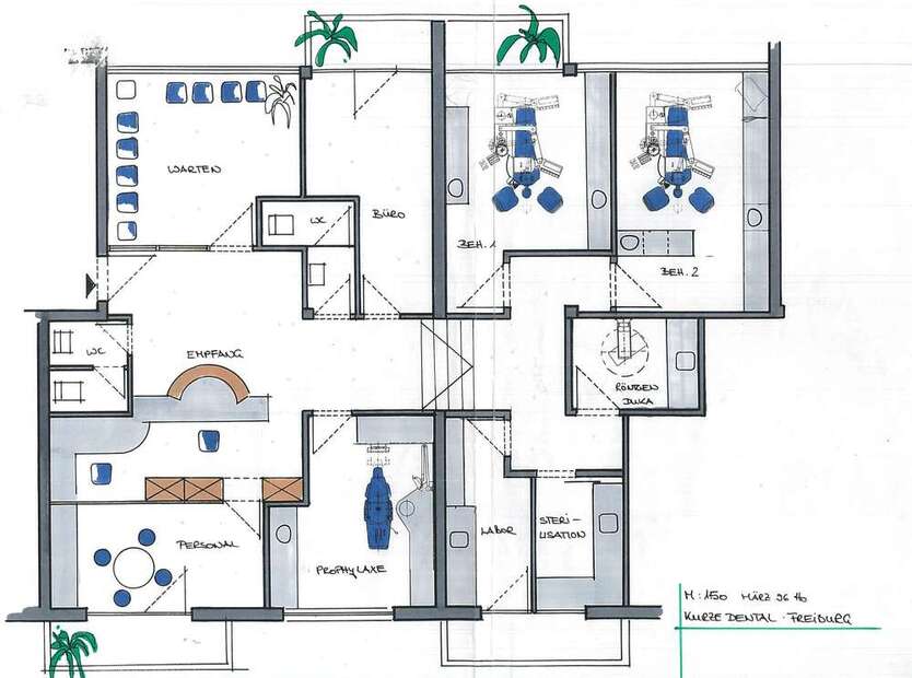 Büro in Müllheim 1.800 € 140 m² zimmer