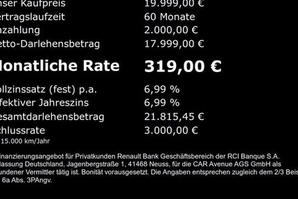 Renault Clio 17.309 km 20.490 &euro; Saarbrücken 66115