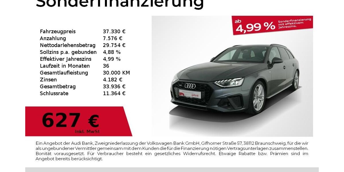 Audi A4 32.850 km 37.330 &euro; Nürnberg 90441